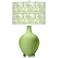 Color Plus Ovo 28 1/2" Gardenia Shade Lime Rickey Green Table Lamp