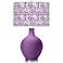 Color Plus Ovo 28 1/2" Gardenia Shade Passionate Purple Table Lamp