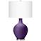 Color Plus Ovo 28 1/2" High Acai Purple Glass Table Lamp