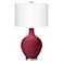 Color Plus Ovo 28 1/2" High Antique Red Glass Table Lamp