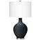 Color Plus Ovo 28 1/2" High Black of Night Table Lamp