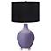 Color Plus Ovo 28 1/2" High Black Shade Purple Haze Table Lamp