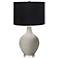 Color Plus Ovo 28 1/2" High Black Shade Requisite Gray Table Lamp