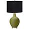Color Plus Ovo 28 1/2" High Black Shade Rural Green Table Lamp