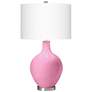 Color Plus Ovo 28 1/2" High Candy Pink Glass Table Lamp