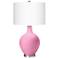 Color Plus Ovo 28 1/2" High Candy Pink Glass Table Lamp