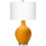 Color Plus Ovo 28 1/2" High Carnival Orange Glass Table Lamp