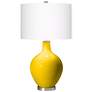 Color Plus Ovo 28 1/2" High Citrus Yellow Glass Table Lamp