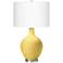 Color Plus Ovo 28 1/2" High Daffodil Yellow Table Lamp