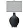Color Plus Ovo 28 1/2" High Diamonds Shade Night Black Table Lamp