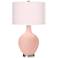 Color Plus Ovo 28 1/2" High Diamonds Shade Rose Pink Table Lamp