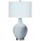 Color Plus Ovo 28 1/2" High Diamonds Shade Take Five Blue Table Lamp