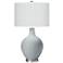 Color Plus Ovo 28 1/2" High Diamonds Shade Uncertain Gray Table Lamp