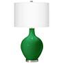 Color Plus Ovo 28 1/2" High Envy Green Glass Table Lamp