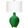 Color Plus Ovo 28 1/2" High Envy Green Glass Table Lamp