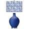Color Plus Ovo 28 1/2" High Gardenia Shade Dazzling Blue Table Lamp