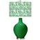 Color Plus Ovo 28 1/2" High Gardenia Shade Envy Green Table Lamp