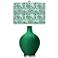 Color Plus Ovo 28 1/2" High Gardenia Shade Greens Table Lamp