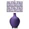 Color Plus Ovo 28 1/2" High Gardenia Shade Izmir Purple Table Lamp