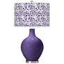 Color Plus Ovo 28 1/2" High Gardenia Shade Izmir Purple Table Lamp