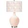 Color Plus Ovo 28 1/2" High Gardenia Shade Linen Pink Table Lamp