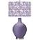 Color Plus Ovo 28 1/2" High Gardenia Shade Purple Haze Table Lamp