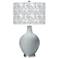 Color Plus Ovo 28 1/2" High Gardenia Shade Uncertain Gray Table Lamp