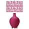 Color Plus Ovo 28 1/2" High Gardenia Shade Vivacious Pink Table Lamp