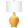 Color Plus Ovo 28 1/2" High Goldenrod Yellow Glass Table Lamp