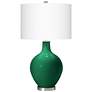 Color Plus Ovo 28 1/2" High Greens Glass Table Lamp