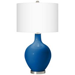 Color Plus Ovo 28 1/2&quot; High Hyper Blue Table Lamp