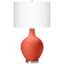 Color Plus Ovo 28 1/2" High Koi Orange Glass Table Lamp