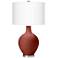Color Plus Ovo 28 1/2" High Madeira Red Table Lamp