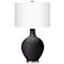 Color Plus Ovo 28 1/2" High Modern Glass Tricorn Black Table Lamp