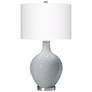 2_Color Plus Ovo 28 1/2" High Modern Uncertain Gray Table Lamp