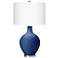 Color Plus Ovo 28 1/2" High Monaco Blue Table Lamp