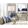 3_Color Plus Ovo 28 1/2" High Monaco Blue Table Lamp more views