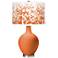 Color Plus Ovo 28 1/2" High Mosaic Shade Celosia Orange Table Lamp
