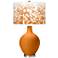 Color Plus Ovo 28 1/2" High Mosaic Shade Cinnamon Spice Table Lamp
