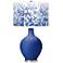 Color Plus Ovo 28 1/2" High Mosaic Shade Dazzling Blue Table Lamp