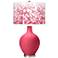 Color Plus Ovo 28 1/2" High Mosaic Shade Eros Pink Table Lamp
