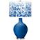 Color Plus Ovo 28 1/2" High Mosaic Shade Hyper Blue Table Lamp