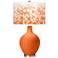 Color Plus Ovo 28 1/2" High Mosaic Shade Invigorate Oragne Table Lamp