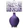 Color Plus Ovo 28 1/2" High Mosaic Shade Izmir Purple Table Lamp