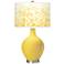 Color Plus Ovo 28 1/2" High Mosaic Shade Lemon Zest Yellow Table Lamp