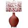 Color Plus Ovo 28 1/2" High Mosaic Shade Madeira Red Table Lamp