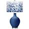 Color Plus Ovo 28 1/2" High Mosaic Shade Monaco Blue Table Lamp