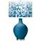 Color Plus Ovo 28 1/2" High Mosaic Shade Mykonos Blue Table Lamp