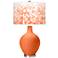 Color Plus Ovo 28 1/2" High Mosaic Shade Nectarine Orange Table Lamp