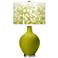 Color Plus Ovo 28 1/2" High Mosaic Shade Olive Green Table Lamp